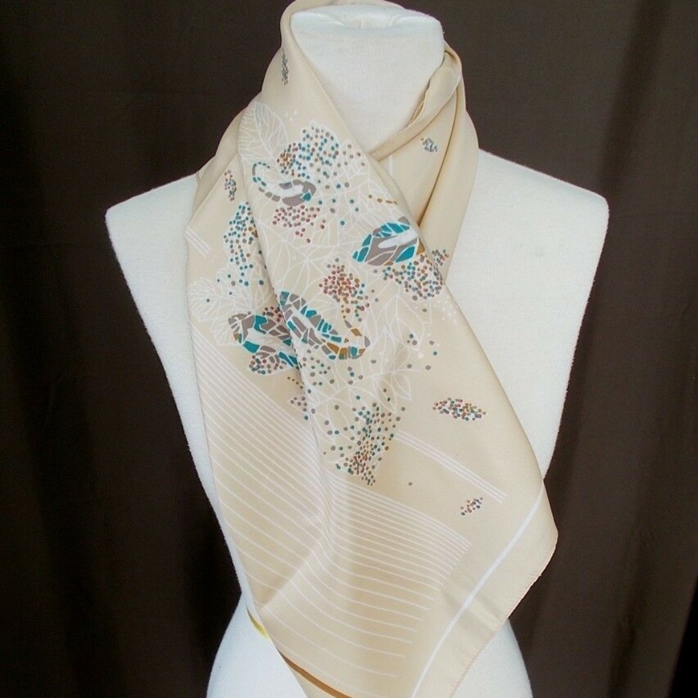 Vintage Boselli Trevira Italian Made Scarf